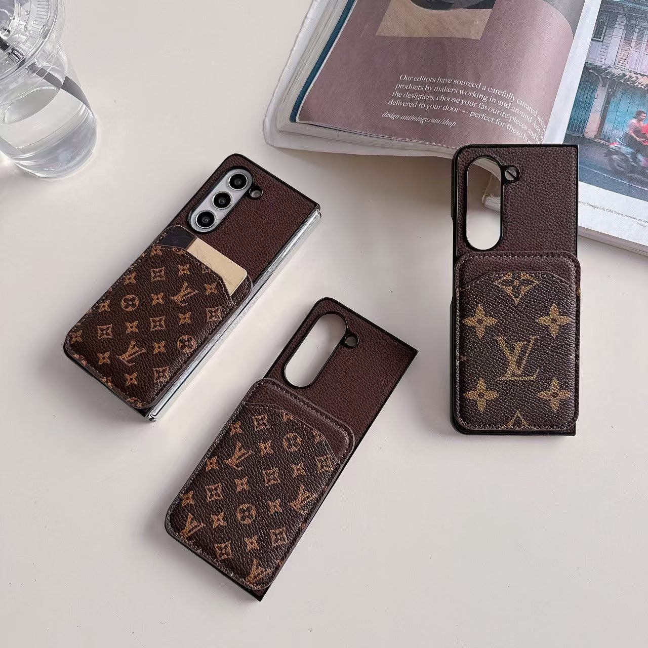 Luxury Card Holder Case for Samsung Galaxy Z Fold 7 & Z Fold 6