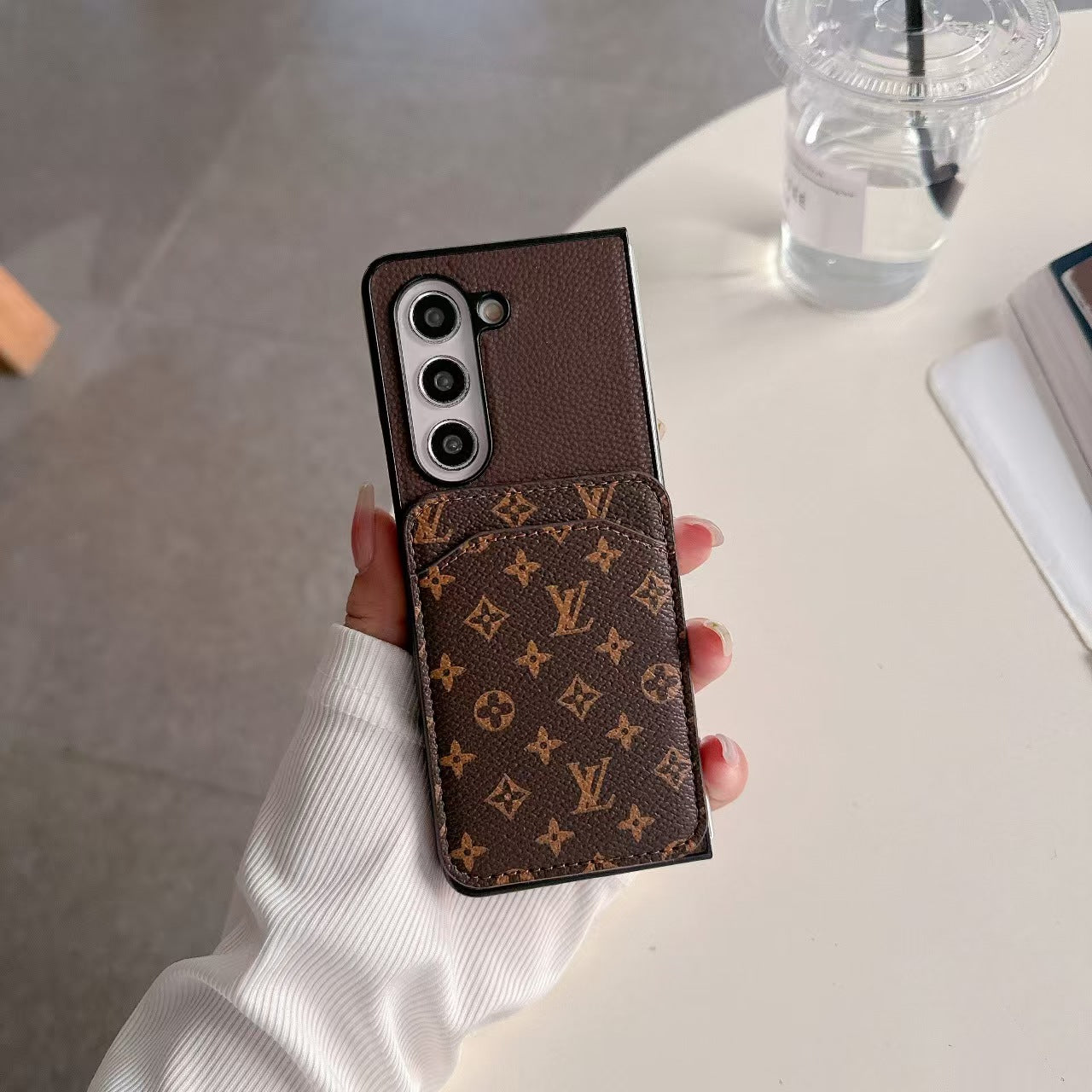 Luxury Card Holder Case for Samsung Galaxy Z Fold 7 & Z Fold 6