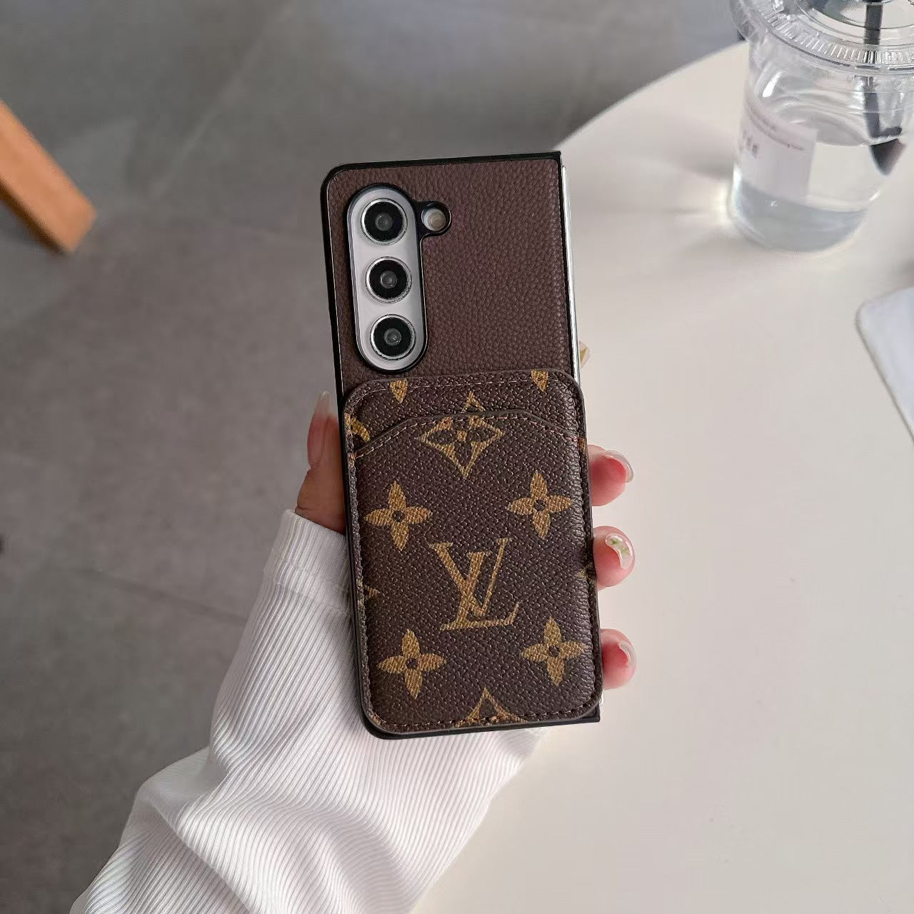 Luxury Card Holder Case for Samsung Galaxy Z Fold 7 & Z Fold 6