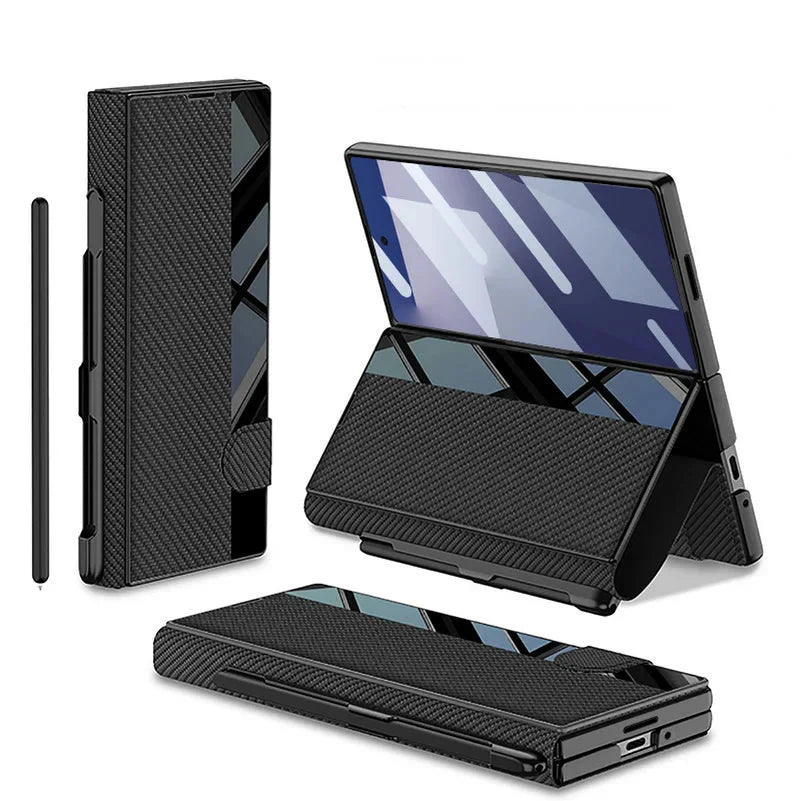 Flip Stand Case with Pen Slot & Film