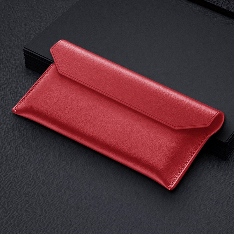 Genuine Leather Magnetic Pouch Case For Samsung Galaxy Z Fold