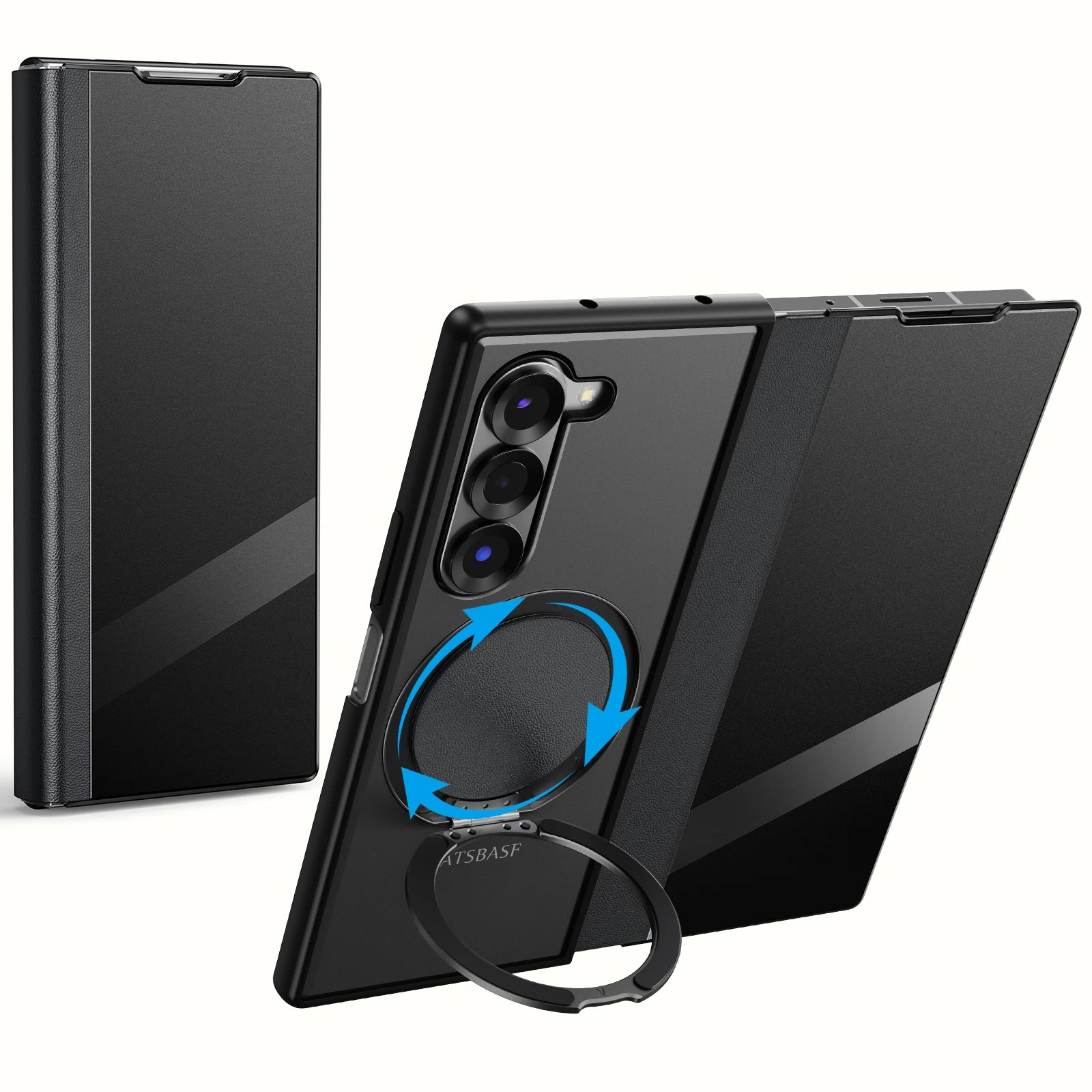 Full Protection Magnetic Ring Stand For Z Fold 7