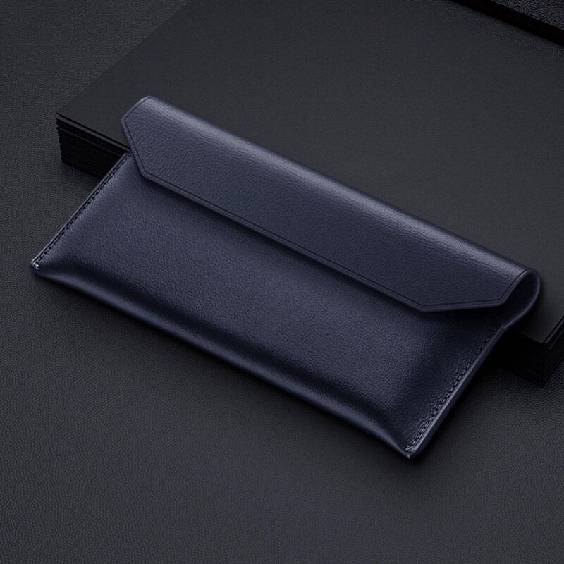 Genuine Leather Magnetic Pouch Case For Samsung Galaxy Z Fold