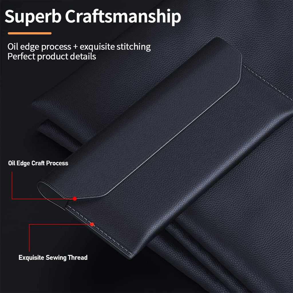 Genuine Leather Magnetic Pouch Case For Samsung Galaxy Z Fold