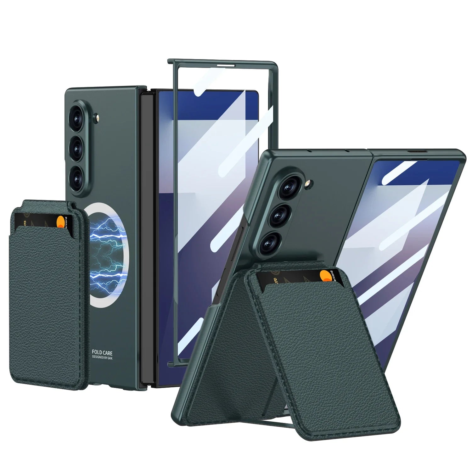 Magnetic Wallet Stand Case