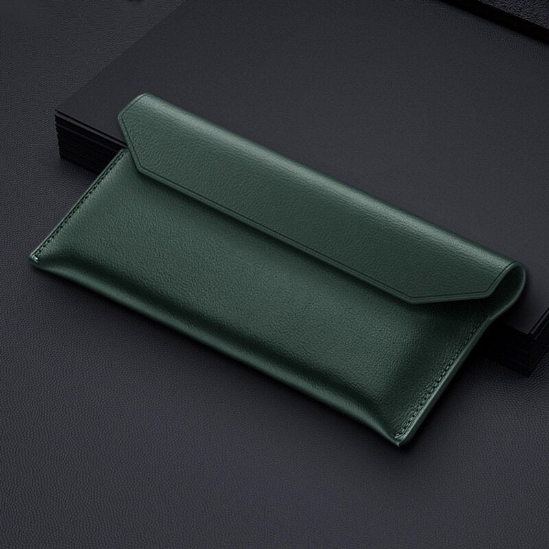 Genuine Leather Magnetic Pouch Case For Samsung Galaxy Z Fold