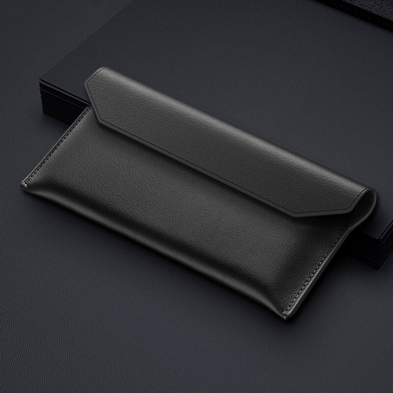 Genuine Leather Magnetic Pouch Case For Samsung Galaxy Z Fold
