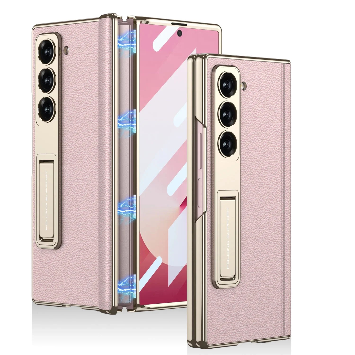 Premium Leather Magnetic Stand Case