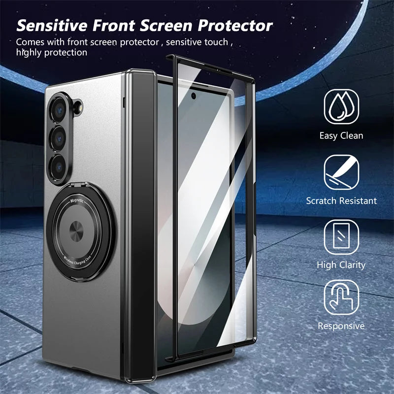 Magnetic Armor Case with Stand