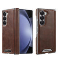 Vintage Leather Magnetic Case for Galaxy Z Fold