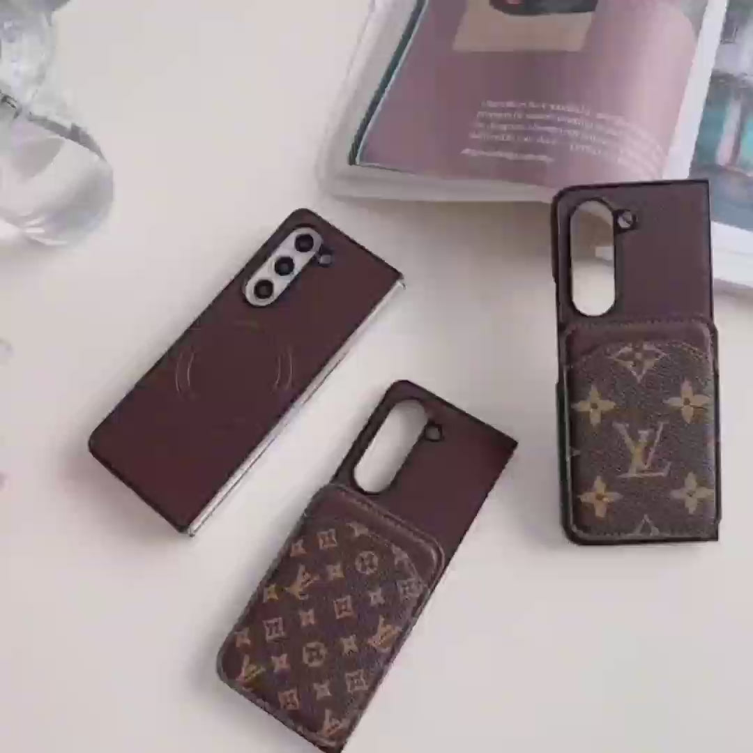 Luxury Card Holder Case for Samsung Galaxy Z Fold 7 & Z Fold 6